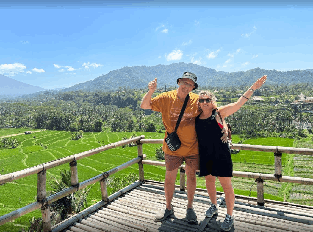 trekking activity in east bali